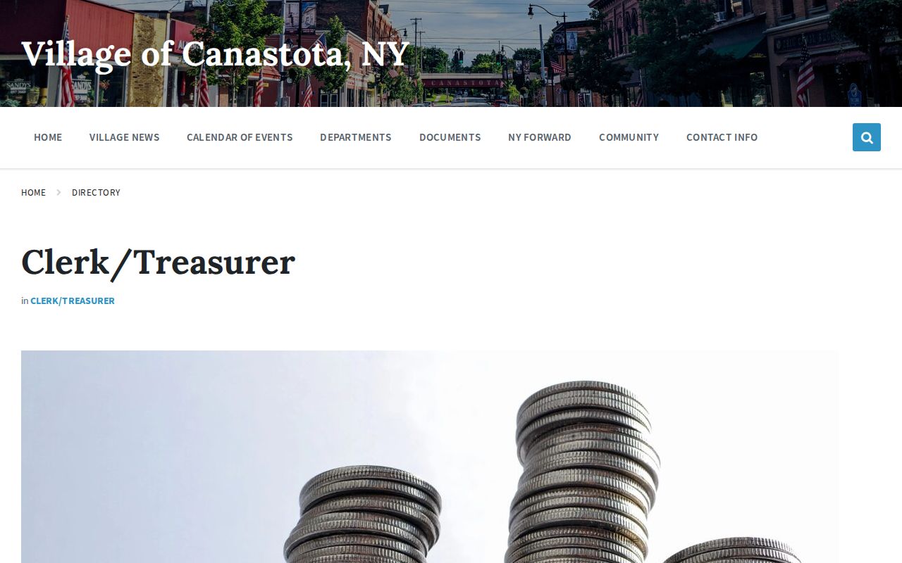 Canastota criminal records access officer contact information