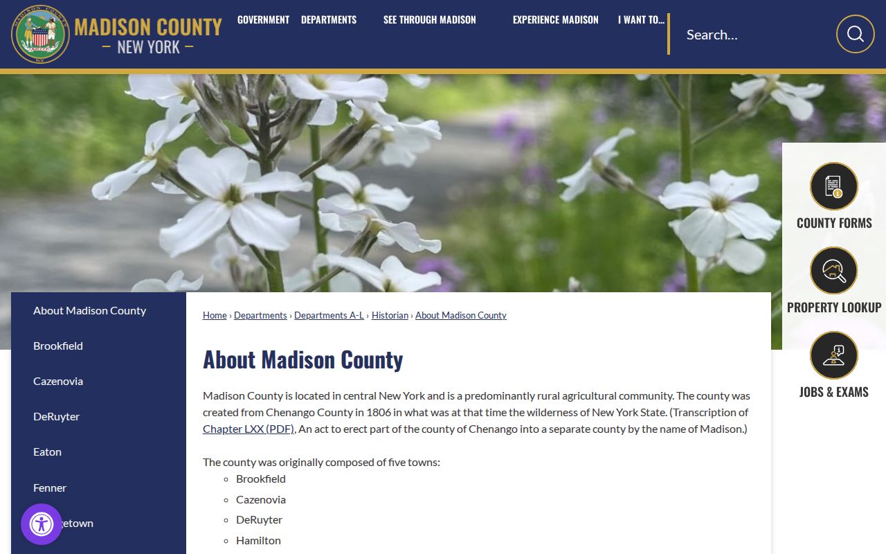 Madison County criminal records history and courthouse development