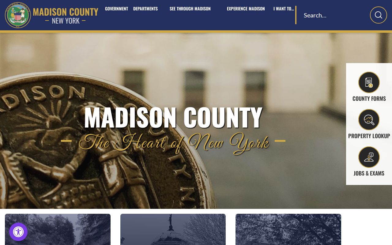 Madison County criminal records access on the county government site